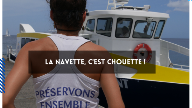 Au lieu de prendre ma voiture tout seul, je privilégie la navette maritime lorsque c’est possible.