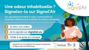 Signal’Air : une plateforme citoyenne pour signaler les odeurs en Martinique