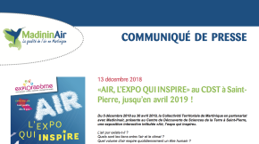 13/12/2018 - « AIR, L’EXPO QUI INSPIRE » au CDST à Saint-Pierre, jusqu’en avril 2019 !