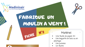 Fiche bricolage n°2&nbsp;: Fabrique un moulin à vent&nbsp;!