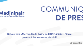 20/12/2021 - Retour des «&nbsp;Mercredis de l’Air&nbsp;» au CDST à Saint-Pierre, pendant les vacances de Noël