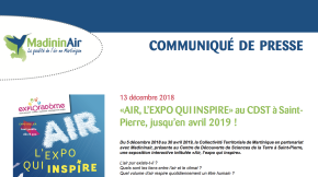 13/12/2018 - «&nbsp;AIR, L’EXPO QUI INSPIRE&nbsp;» au CDST à Saint-Pierre, jusqu’en avril 2019&nbsp;!