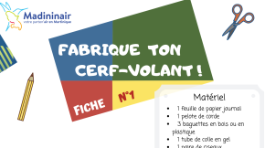 Fiche bricolage n°1&nbsp;: Fabrique ton cerf-volant&nbsp;!