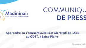 25/10/2021 - Apprendre en s’amusant avec « Les Mercredi de l’Air » au CDST, à Saint-Pierre